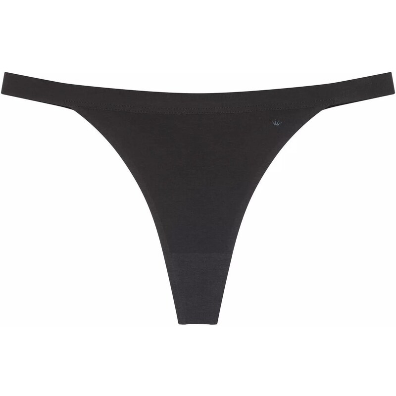 Dámské tanga Smart Natural Brazilian String - BLACK - černá 0004 - TRIUMPH