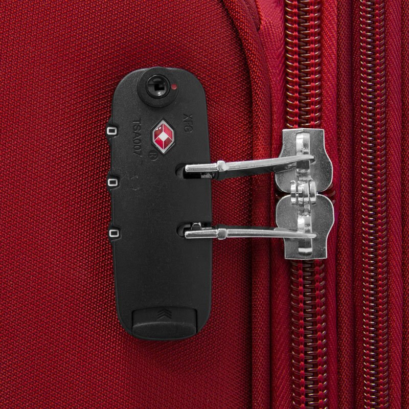 AVANCEA Cestovní kufr AVANCEA GP8170 Red 4W XS