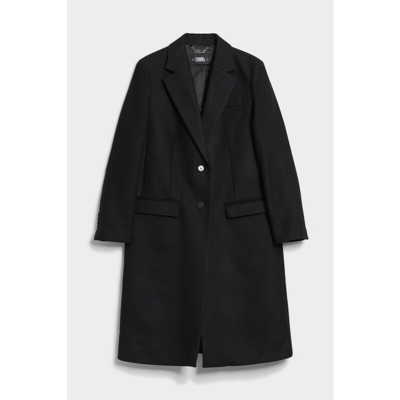 KABÁT KARL LAGERFELD TAILORED COAT W/TAPE