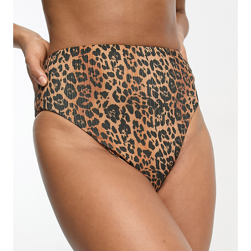 ASOS Tall ASOS DESIGN Tall mix and match rib high leg high waist 100045205