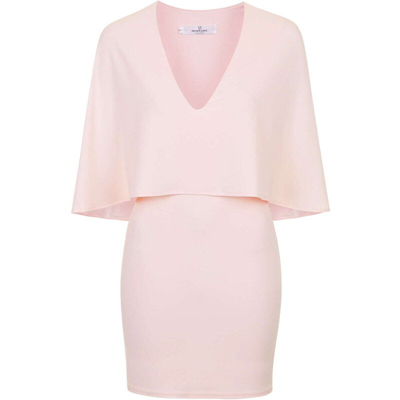 Topshop **Crepe Cape Dress by Oh My Love