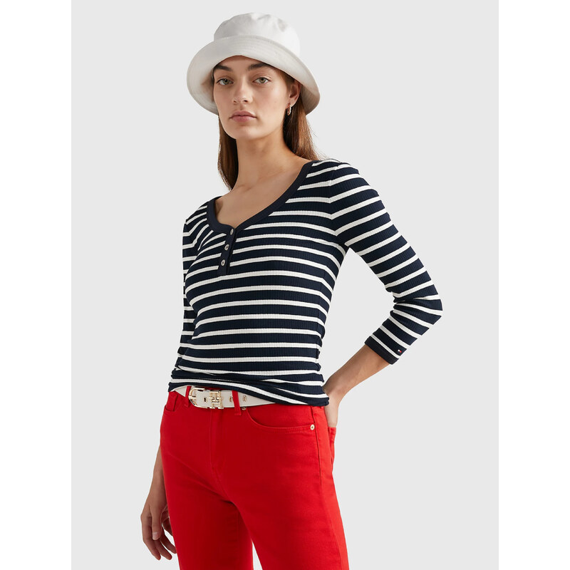 Tommy Hilfiger dámské pruhované tričko 109098272