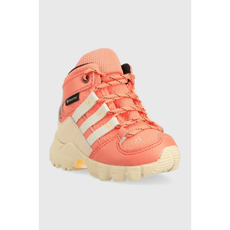 Dětské boty adidas TERREX TERREX MID GTX I oranžová barva