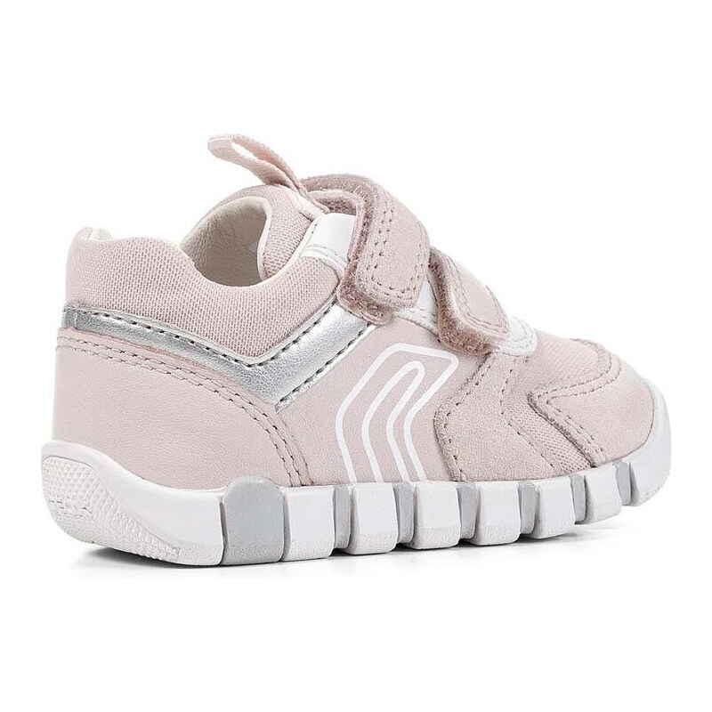 Dětské sneakers boty Geox růžová barva