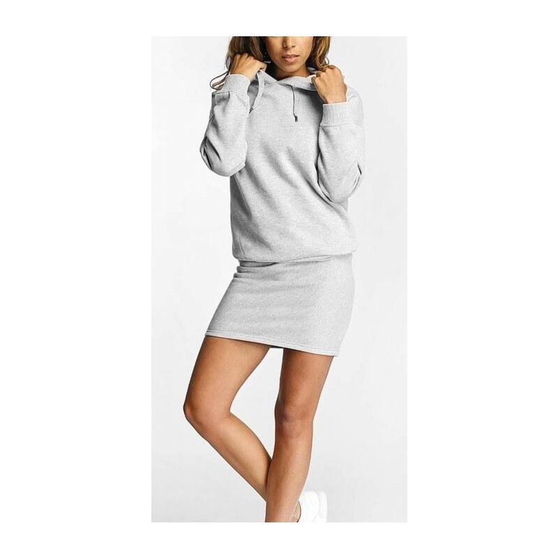 Dámská mikina DEF Cropped Hoody Dress Rose - grey