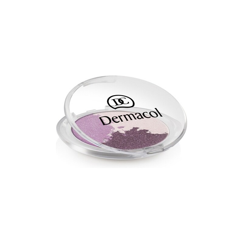 Dermacol Trio oční stíny (Trio Eyeshadow) 4,1 g 6 Deepest Rose