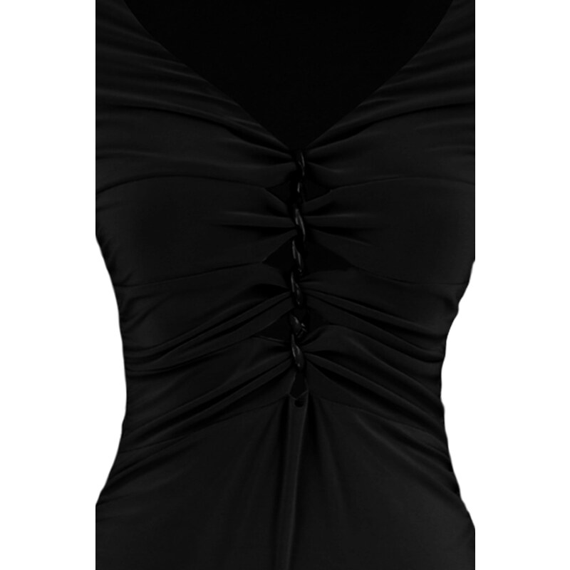 Trendyol Black Cut Out Detailed Body