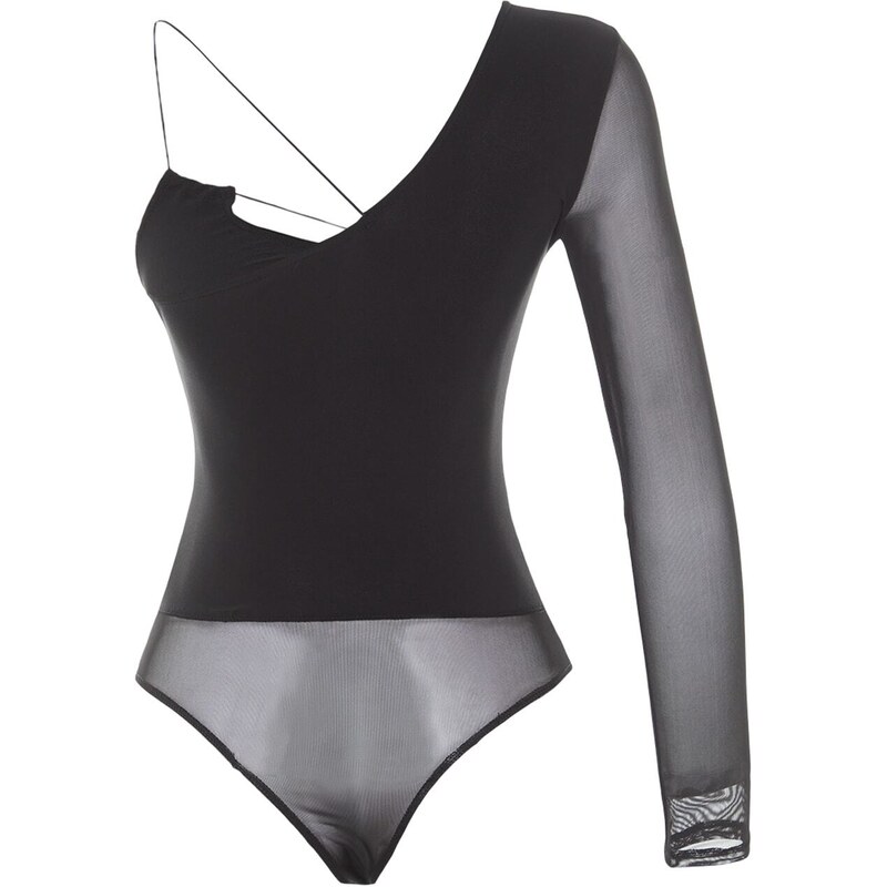 Trendyol Black Knitted Body with Snap fastener