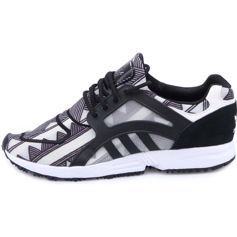 Černo-bílé vzorované dámské tenisky adidas Originals Racer Lite