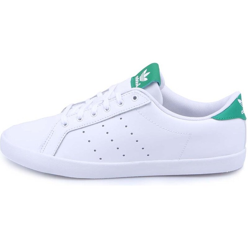 Zeleno-bílé dámské kožené tenisky adidas Originals Miss Stan