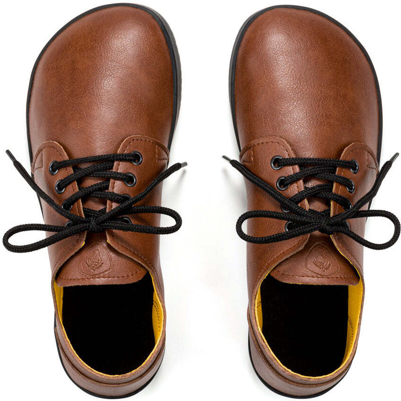 Ahinsa Shoes Bindu 2 Barefoot pánské polobotky světle hnědo-žluté