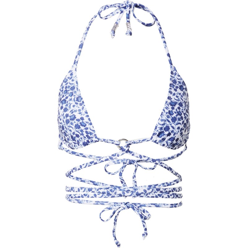 Hunkemöller Horní díl plavek Morocco modrá / bílá