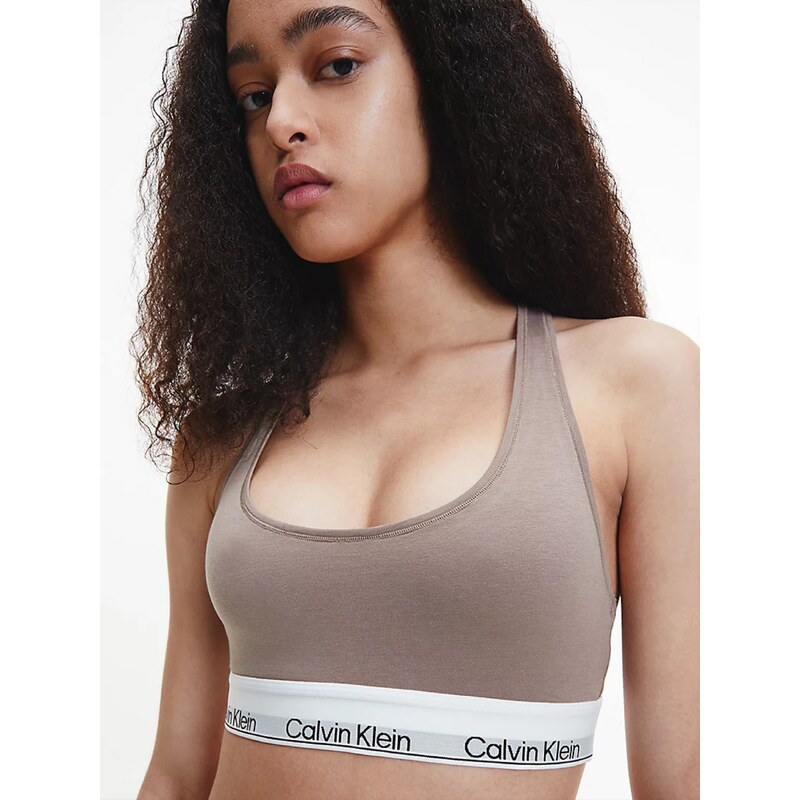 Světle hnědá dámská podprsenka Calvin Klein Underwear - Dámské