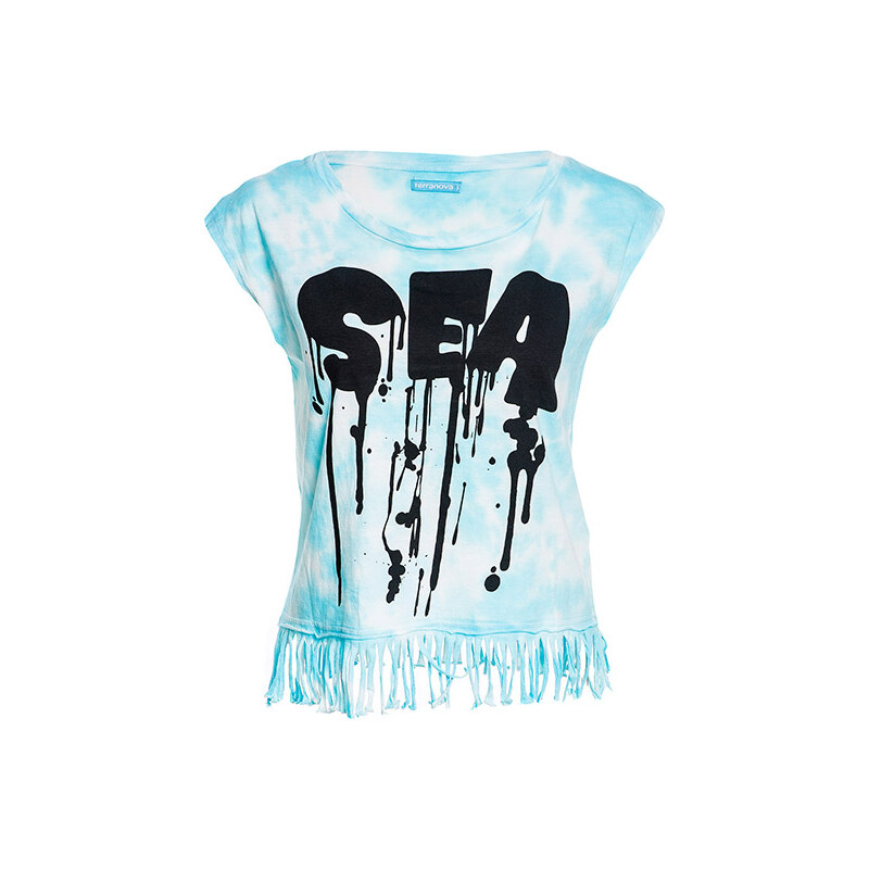 Terranova Beach print t-shirt