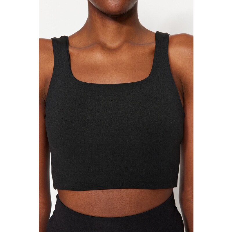 Trendyol Black Medium Support/Shaping Knitted Sports Bra