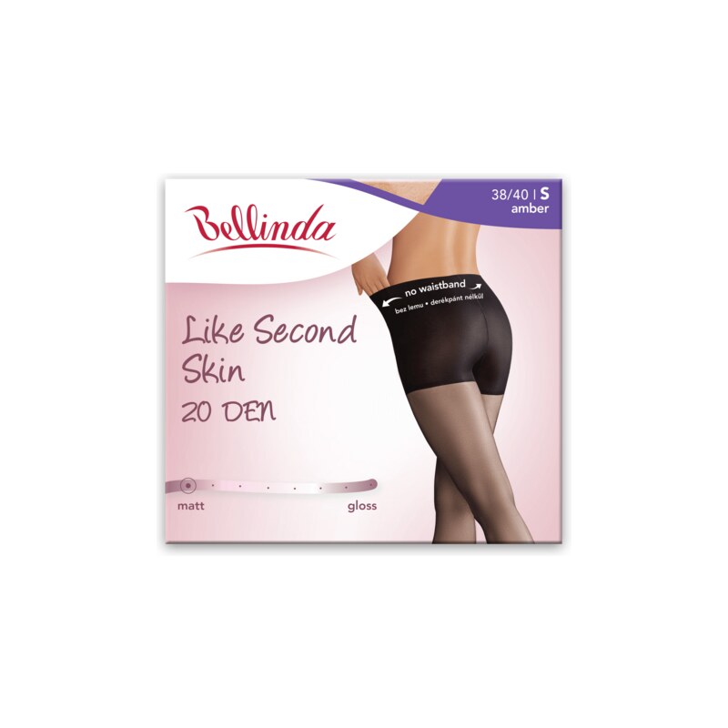 Bellinda LIKE SECOND SKIN 20 DAY - Tights for a second skin feel - amber