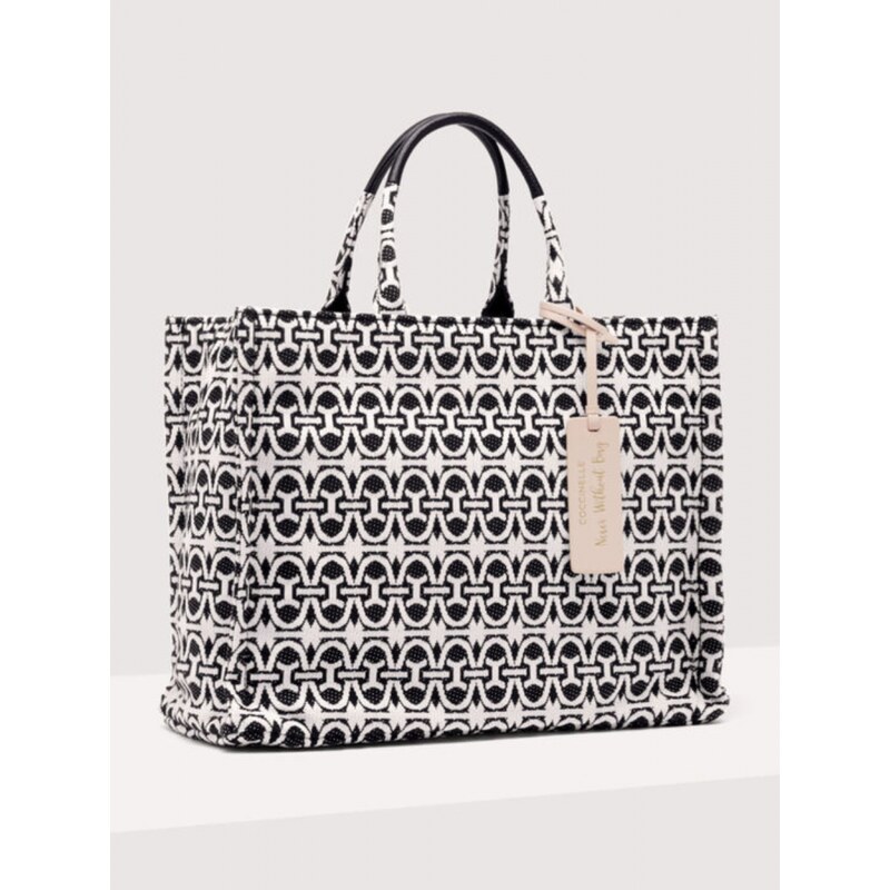 TAŠKA COCCINELLE NEVER WITHOUT BAG MONOGRAM medium multi noir/noir