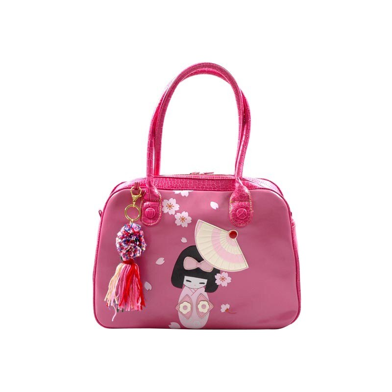 Vendula London Vendula - Weekender Geisha - Designová kabelka - Růžová