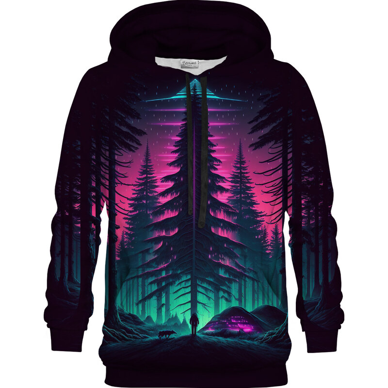 Bittersweet Paris Dark Fir Tree Hoodie - XS