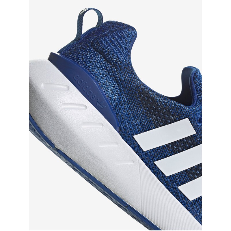 Tmavě modré pánské žíhané boty adidas Originals Swift Run 22 - Pánské