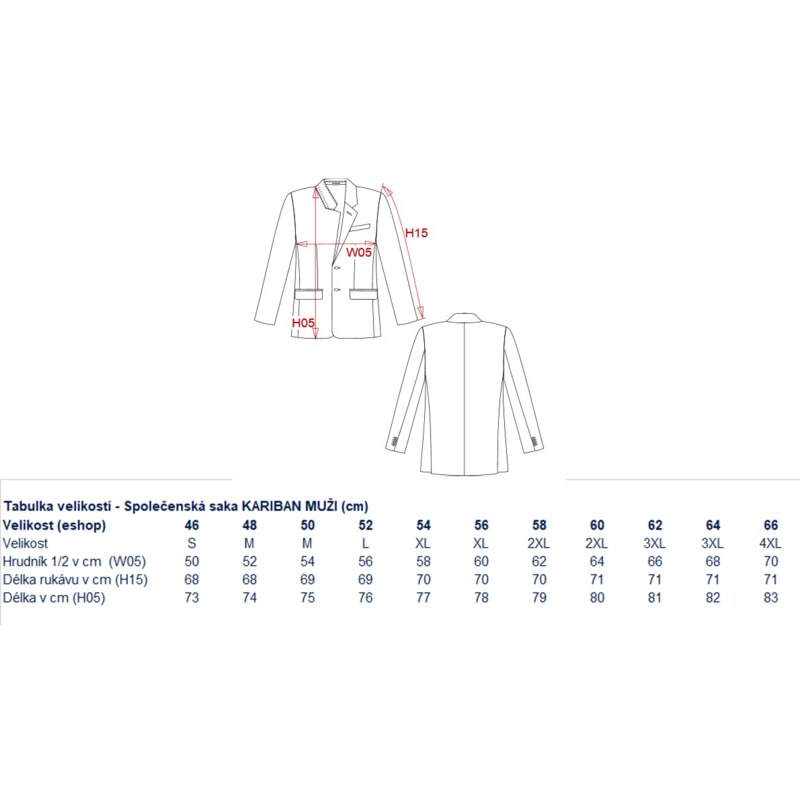Pánské oblekové sako s elastanem Kariban