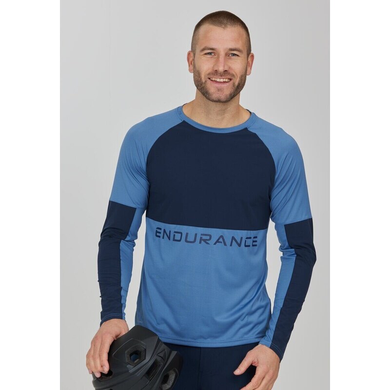 Pánské cyklistické tričko Endurance Dirk M Windblock Cycling/MTB L/S Tee