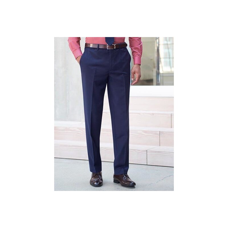 Pánské Tailored fit elegantní kalhoty Avalino Brook Taverner - Nezakončené 91 cm
