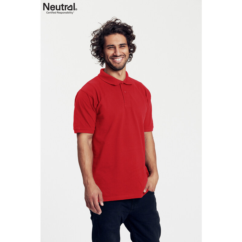Pánské polo tričko z bio bavlny krátký rukáv Neutral