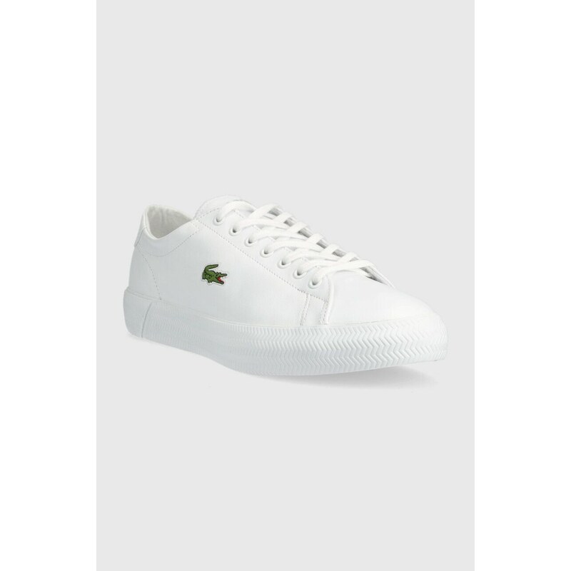 Kožené sneakers boty Lacoste GRIPSHOT bílá barva, 41CMA0014