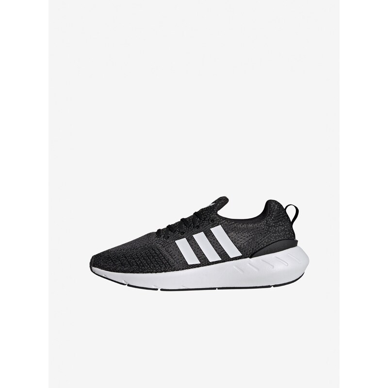 Černé pánské žíhané boty adidas Originals Swift Run 22 - Pánské