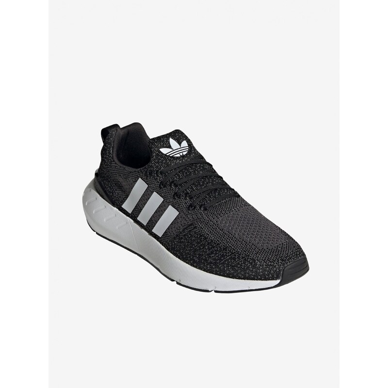 Černé pánské žíhané boty adidas Originals Swift Run 22 - Pánské