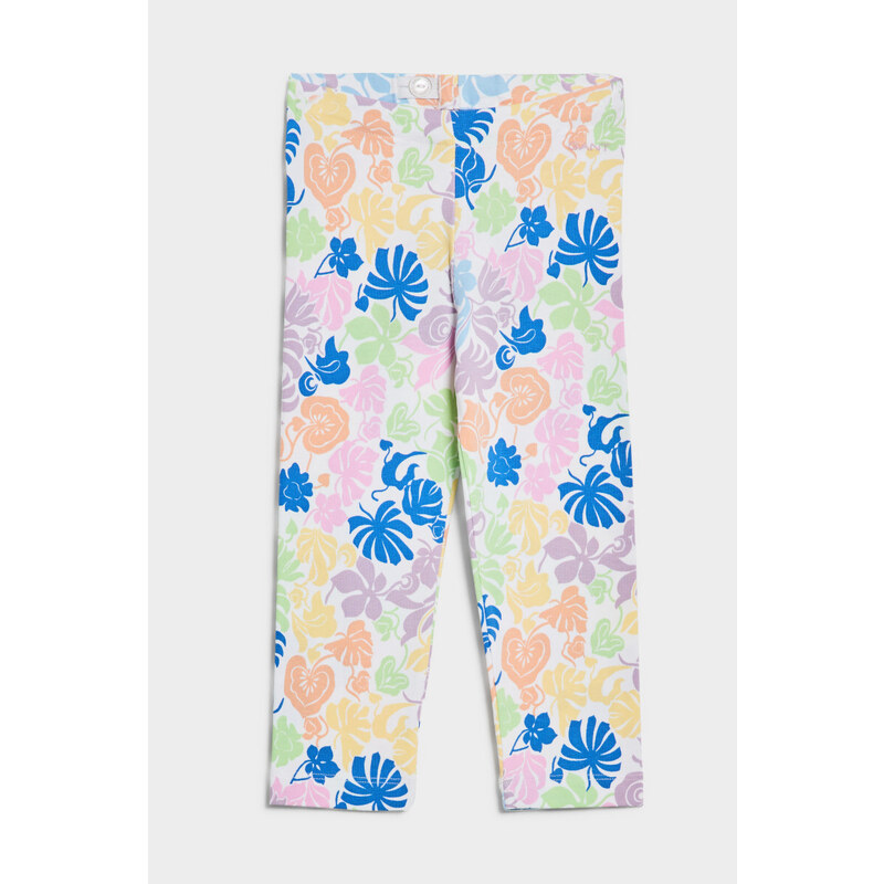 LEGÍNY GANT TROPICAL PRINT LEGGINGS bílá 80