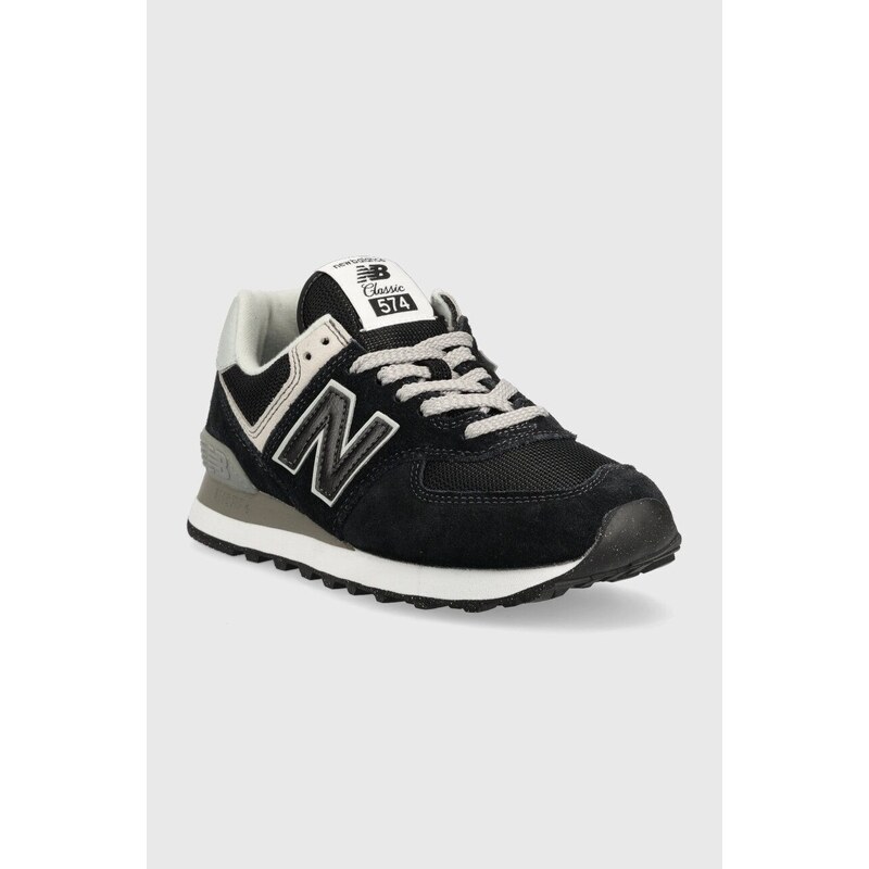 Sneakers boty New Balance WL574EVB černá barva, WL574EVB-EVB