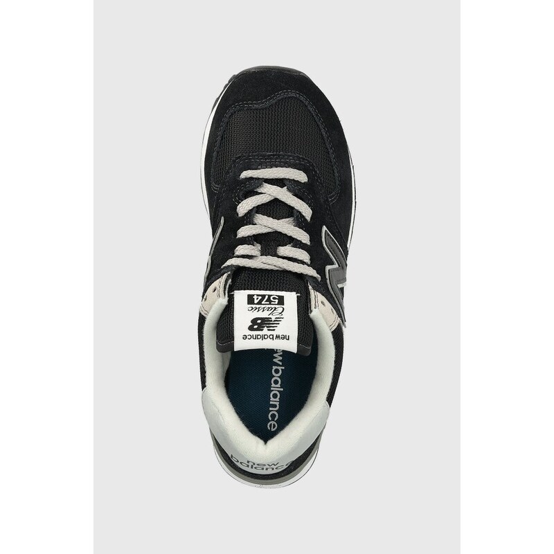 Sneakers boty New Balance WL574EVB černá barva, WL574EVB-EVB