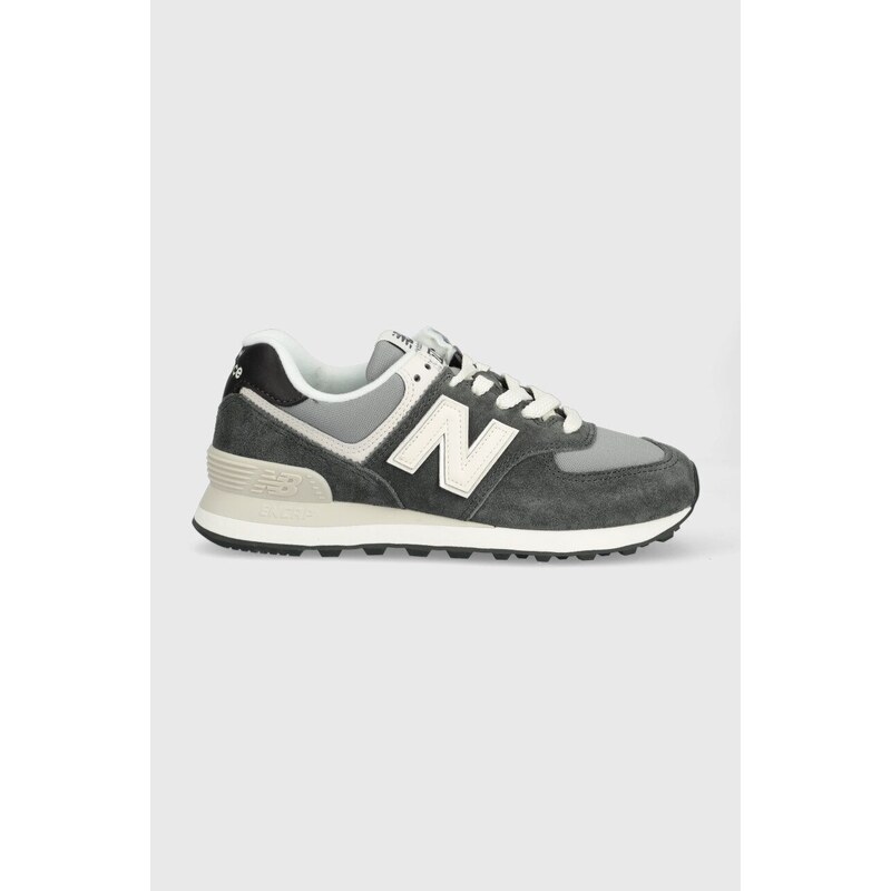 Sneakers boty New Balance WL574PA černá barva, WL574PA-4PA