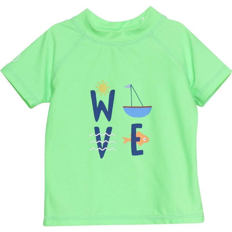UV tričko Color Kids Summer green Wave