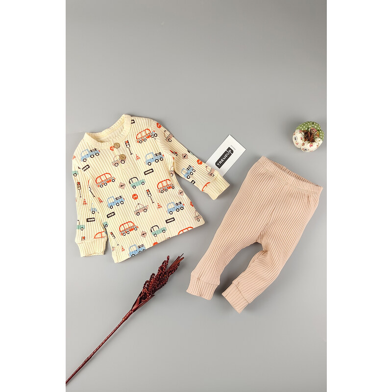 TrendUpcz 2-dílné kojenecké oblečení Autíčka (Dětské oblečení)