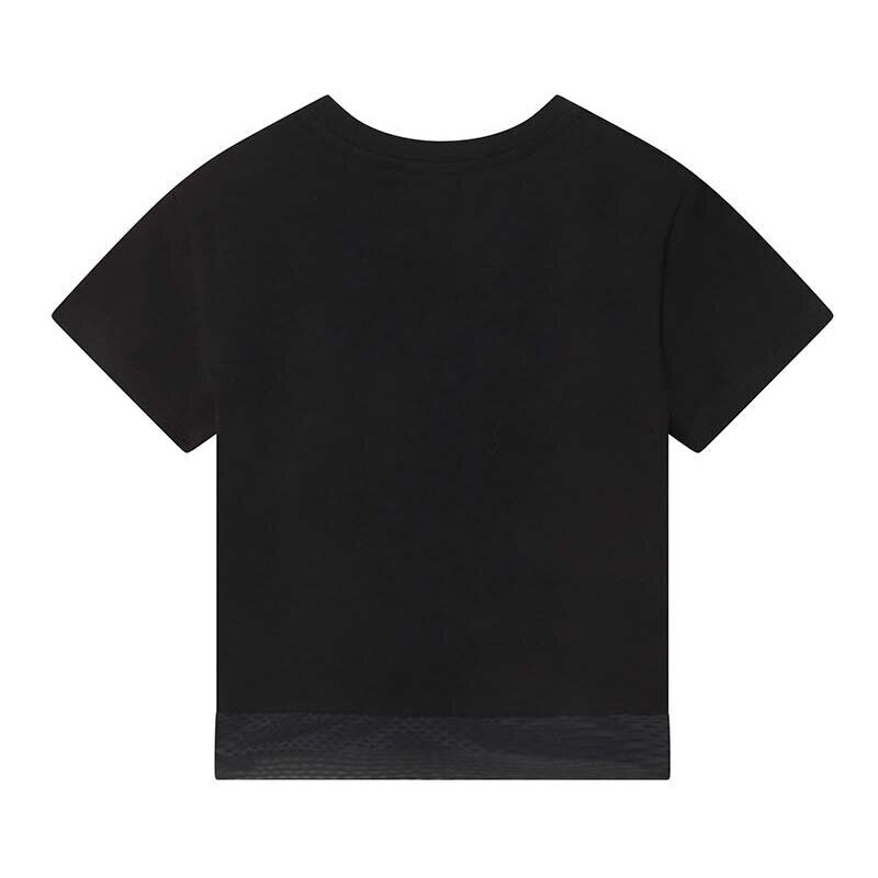 Dětské tričko Dkny černá barva