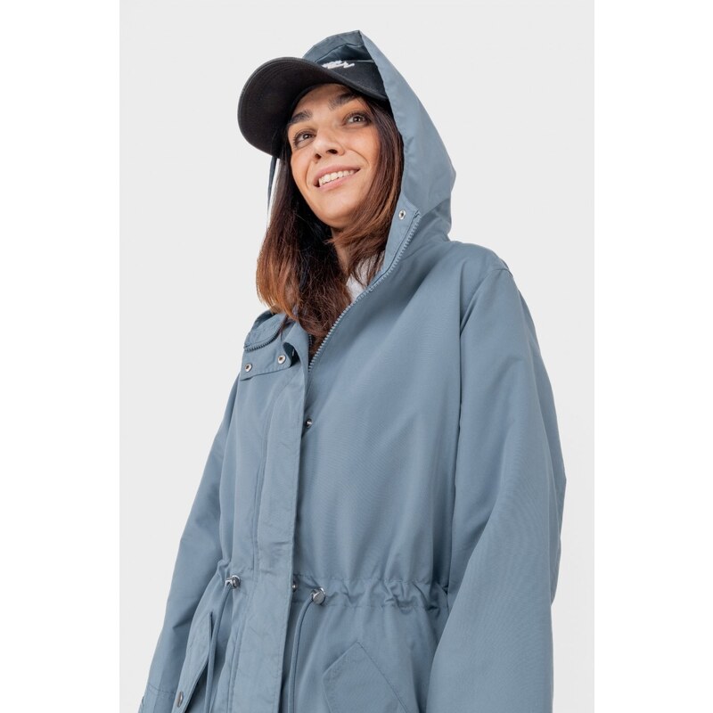 Vero Moda dámská parka s kapucí Everly modrá