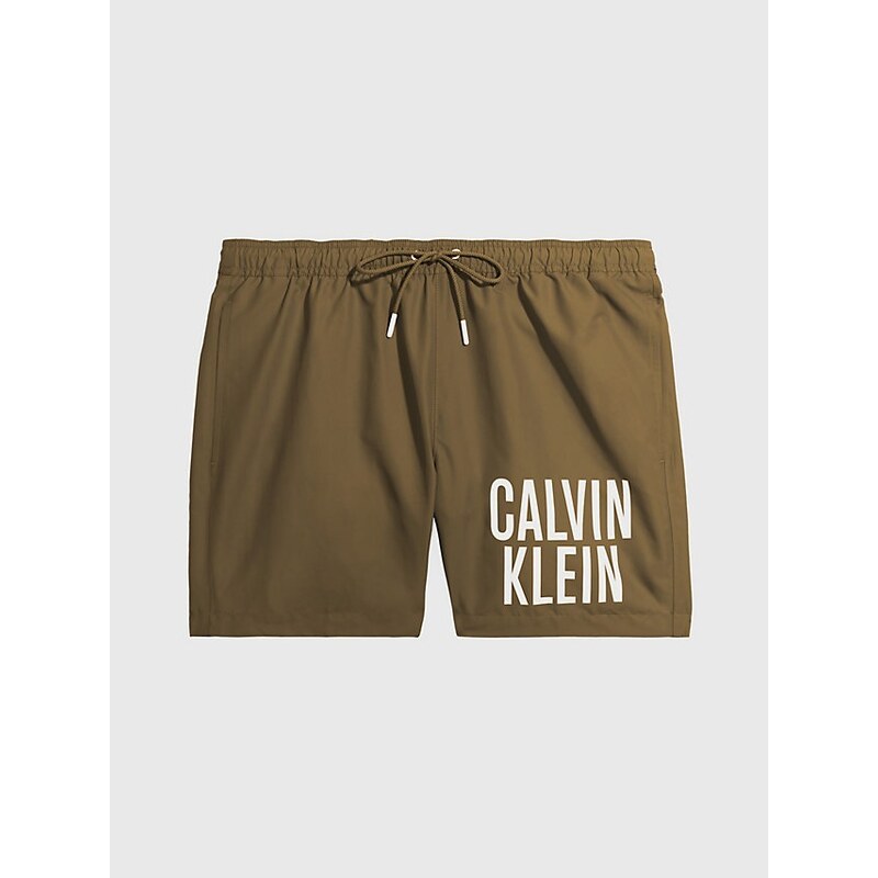Pánské plavky Calvin Klein KM0KM00794 - hnědá