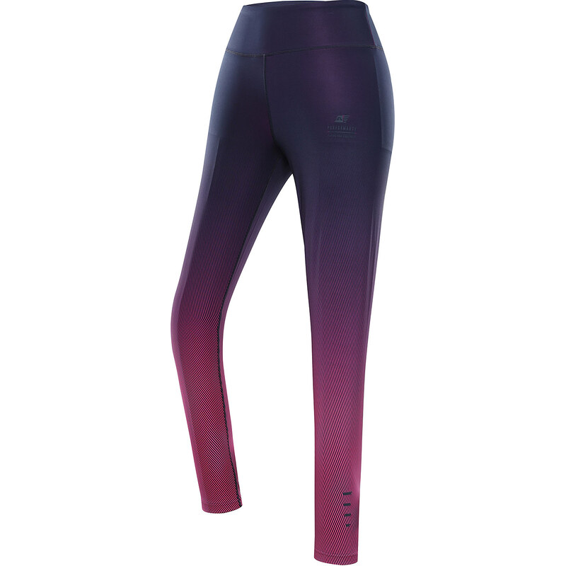 Dámské rychleschnoucí legíny ALPINE PRO ARELA neon knockout pink
