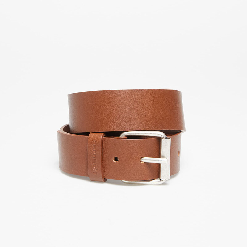 Pásek Carhartt WIP Script Belt Cognac/ Silver L