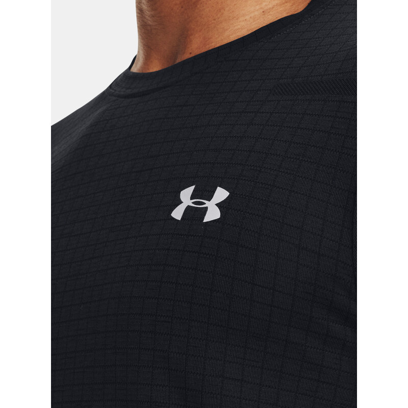 Under Armour Tričko UA Seamless Grid SS-BLK - Pánské