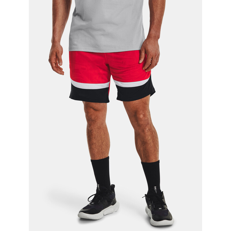 Under Armour Kraťasy UA Heatwave Hoops Short-RED - Pánské