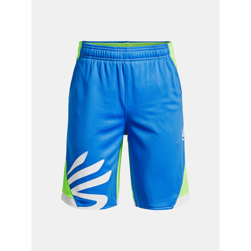 Under Armour Kraťasy B CURRY SPLASH SHORT-BLU - Kluci