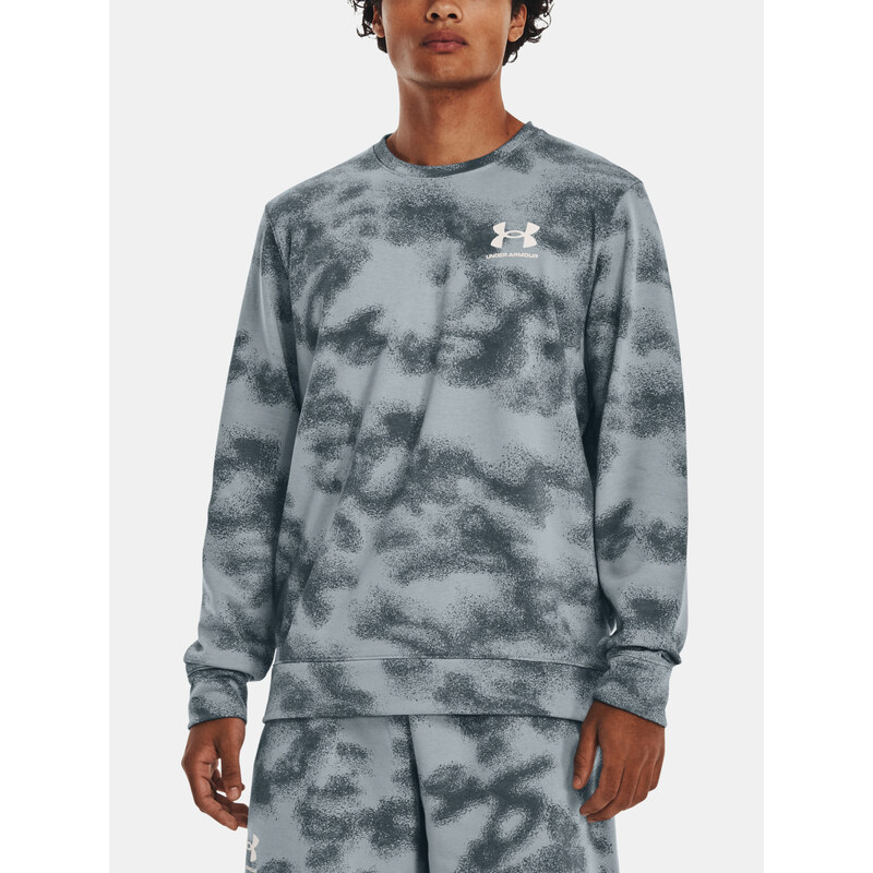 Under Armour MMikina UA Rival Terry Nov Crew-BLU - Pánské
