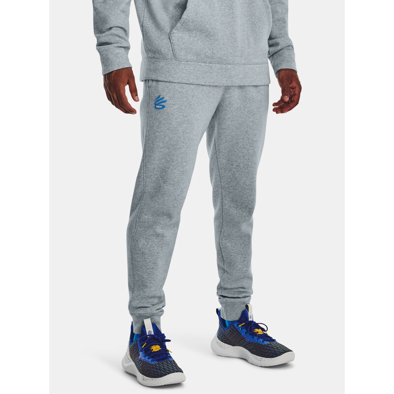 Under Armour Tepláky Curry Fleece Sweatpants-BLU - Pánské