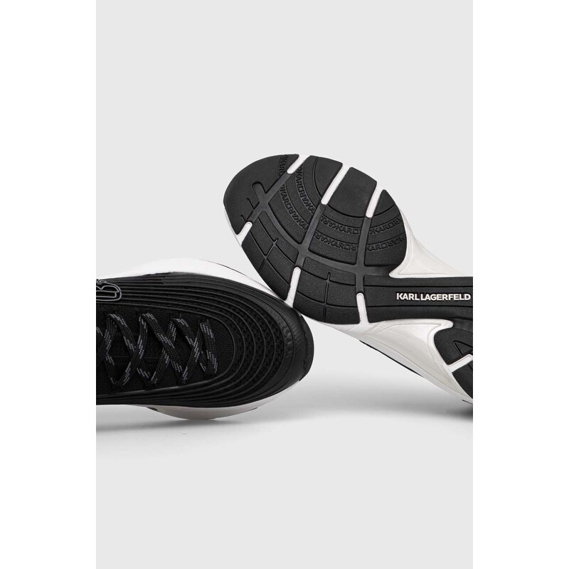 Sneakers boty Karl Lagerfeld LUX FINESSE černá barva, KL53160