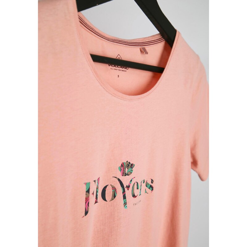 Volcano Woman's T-shirt T-Tesy L02154-S23