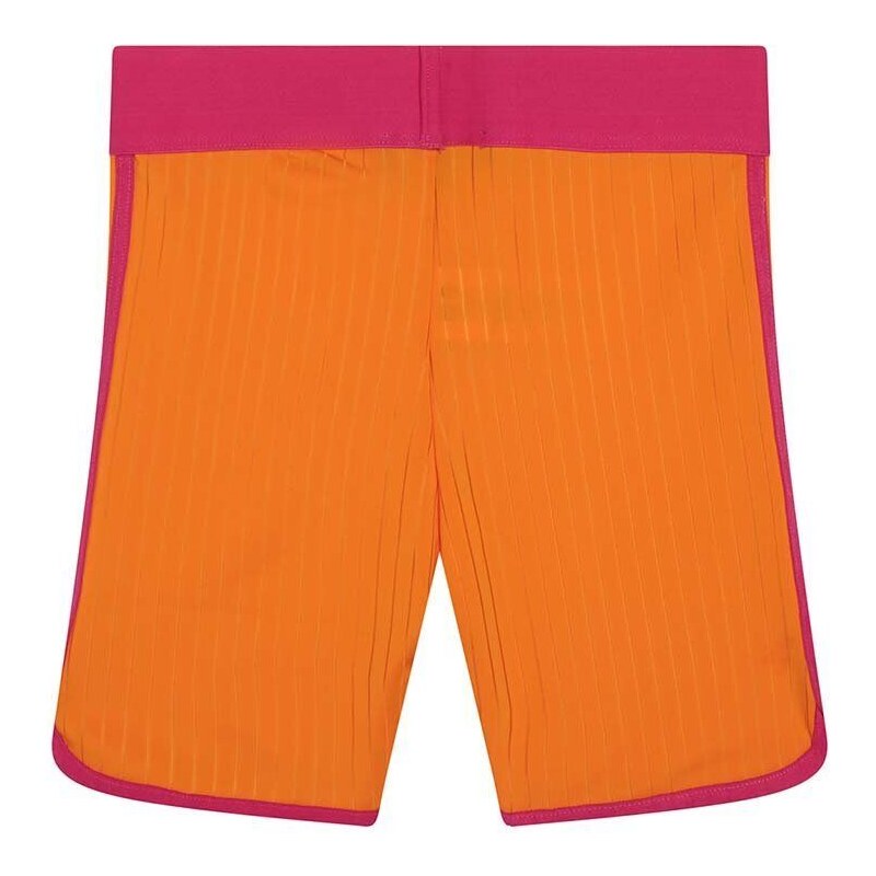 Dětské kraťasy Dkny oranžová barva, s aplikací